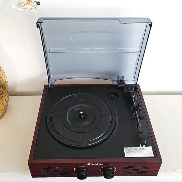 TechPlay ODC15 Record Player Turntable Retro Classic 3 Speed Wood FM Radio - Picture 9 of 13